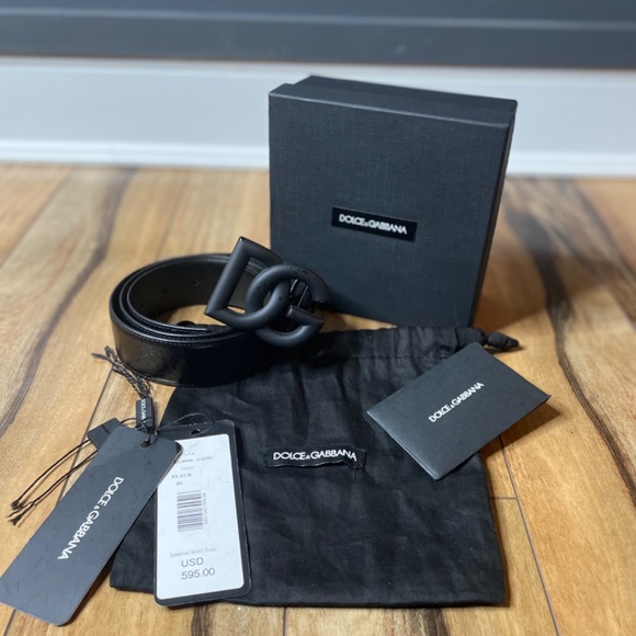 Dolce & Gabbana Matte Black Belt?? main image 3